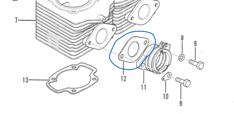 Kawasaki - 11009-2505 - GASKET