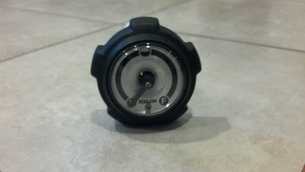 Kelch Gas Cap with gauge, vented, 12.25" New Breed Snowmobile Parts