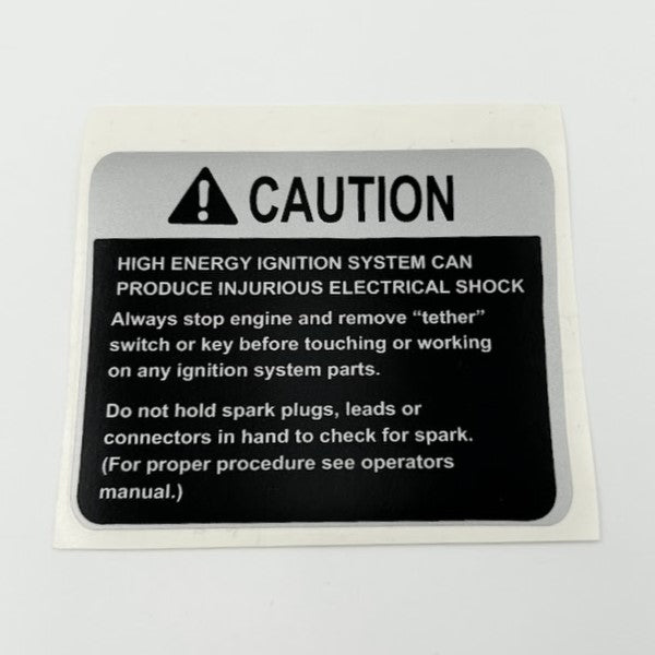 Engine Ignition System Warning Decal - 