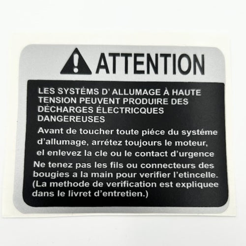 Engine Ignition System Warning Decal - 