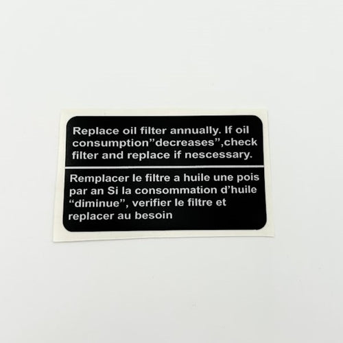 Belt Guard Reminder Decal - 