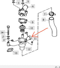 Load image into Gallery viewer, NOS John Deere Temperature Gauge Adapter and Gasket M66187 and M66568 - 1980+ Liquifire