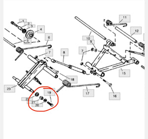 Suspension Slip Bearing M69108 Snowfire and Sprintfire