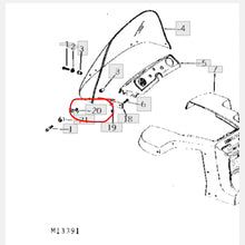 Load image into Gallery viewer, NOS M63420 Retainer Clip - JDX4, JDX6, JDX8, 300 and 400 Snowmobiles (s.n. -30,000)