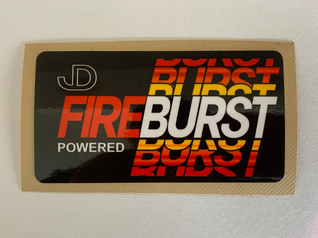 John Deere Fireburst Glovebox Decal M68528