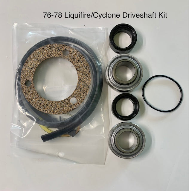 Liquifire/Cyclone Driveshaft Bearing and Seal Kit 1976-1978