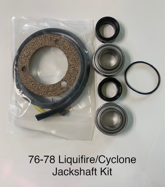 Liquifire/Cyclone Jackshaft Bearing and Seal Kit 1976-1978