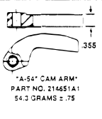 Comet A54 Clutch Weight (70's Liquifire)