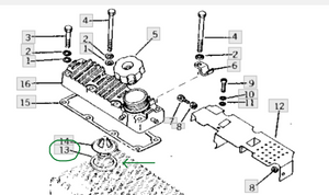 Thermostat Packing Gasket 76-78 Liquifire M66564