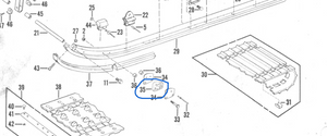 Kawasaki Front Spring Cam Guide 49060-3506 and 49060-3507