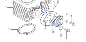 NOS Kawasaki Intake Gasket 11009-3009